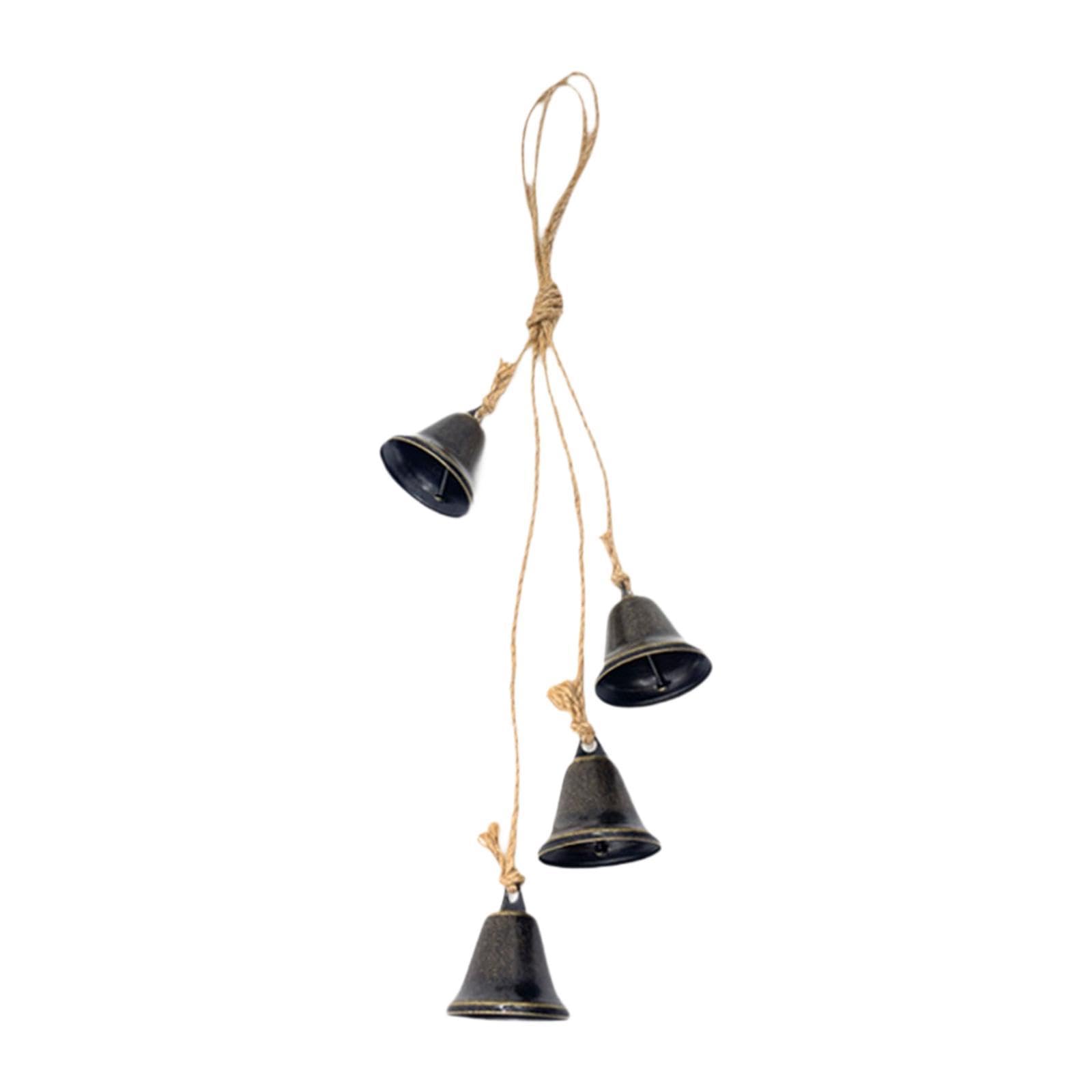 Door Hanging Wind Chimes Jute Rope Windchime for Balcony Yard Indoor Outdoor Bronze-image-28