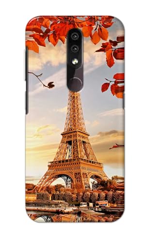 Image of Printed Hard Back Cover for Nokia 4.2 Back Cover (Eiffel Tower -K1) -190724(DP)