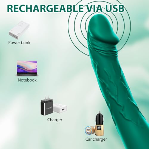 Image of 7.6 Inch Realistic Dildo Vibrator for Women，10 Powerful Vibration Modes for Clitoral and G-spot Stimulation, Waterproof Rose Adult Sex Toys for Women and Couples