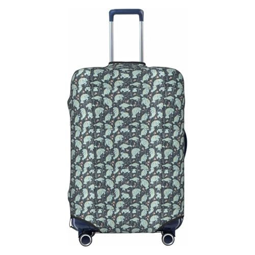 JBYJBX Manatee Animals Print Suitcase Cover Luggage Protector Washable Elastic Fashionable Travel Gear Cover