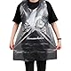 Billowvolve 100 Stück Transparente Kunststoff Kochschürze Wasserdicht Ölbeständig Schürzen Polyethylen-Schürzen Damen und Herren für Kochen, Reinigen, Malerei