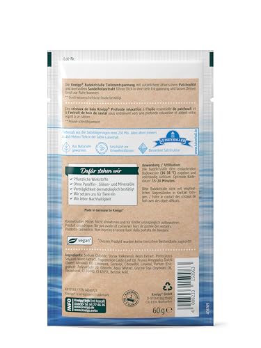 Kneipp Geschenkset Momente der Entspannung - ausgewählte Badekristalle Bestseller (3 x 60g): Tiefenentspannung, Entspannung Pur und Goodbye Stress - kleine Aufmerksamkeit und ideales Mitbringsel