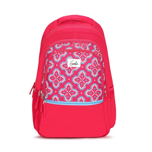 Image of Genie Kleid Laptop Backpack for Women & Girls (36L) | Stylish Office, College & Travel Laptop Backpack | Multi-Compartment, Water Resistant, Lightweight | Pink