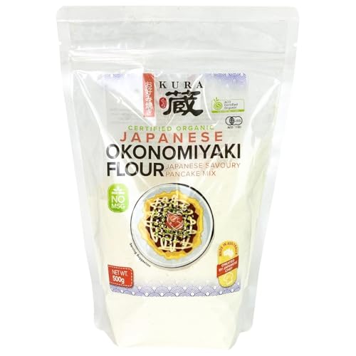 -kura- L@DݏĂ 500g I[KjbN DݏĂ Organic Japanese Okonomiyaki Flour MSGt[