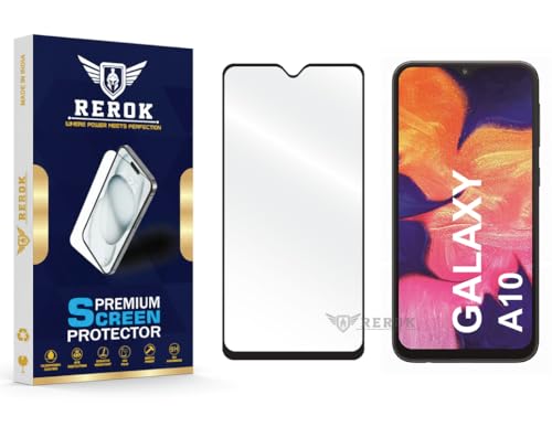 Image of Gorilla Tempered Glass Screen Protector Compatible with Samsung Galaxy A10 [Pack of 1] | Edge-to-Edge, Bubble-Free, Case Friendly, Easy Installation Kit