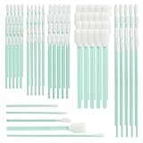 100 Bâtonnets de Nettoyage En Mousse, batonnet de nettoyage en mousse, tiges de nettoyage ...