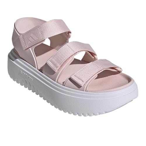 adidas adidas Unisex-Adult Platform Sandals, Sandy Pink/Sandy Pink/Wonder Quartz, 11