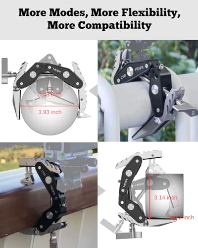 Super Clamp HEIPI Sabertooth C100 para fijar cámaras y móviles con brazo mágico MA137 5