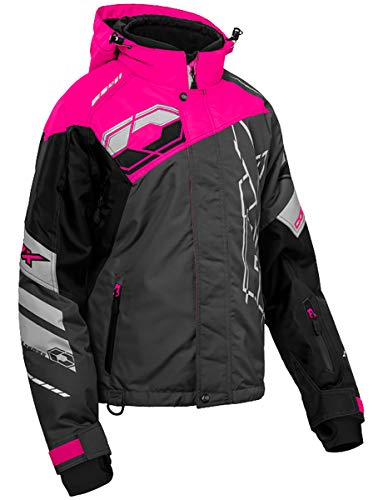 Castle X Women's Code Jacket in Charcoal/Pink Glo/Black Size Medium