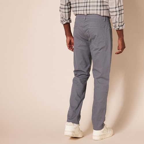 Amazon Essentials AE1908384-DG-38W X 30L Men'S Athletic-Fit 5-Pocket Stretch Twill Pant thumb #2