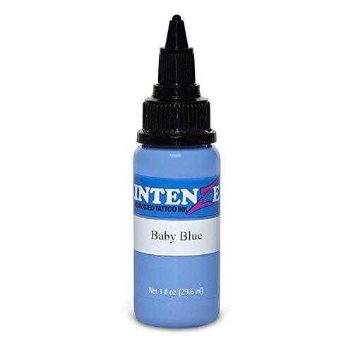 Intenze Tattoo Ink Brightest Tattoo Colour (Baby Blue), 1 Oz (30ML)-image-30