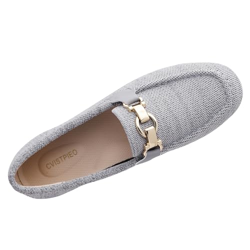 Image of Cvistpieo Loafers for Women Business Casual Shoes Comfortable & Lightweight Penny Loafers Slip On Work Flats