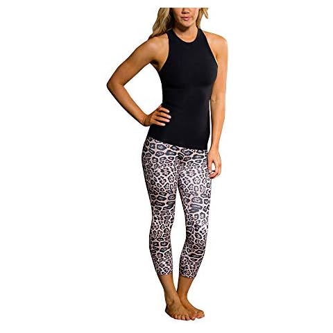 Onzie Hot Yoga Capri 202 Leopard (Leopard Onzie, Large) Cover