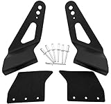 GS Power's 52 inch Curved LED Light Bar Mount Brackets for Mounting Off-Road Auxiliary Work Lights at Roof Cab Upper Windshield. Compatible with 2005-2019 Toyota Tacoma