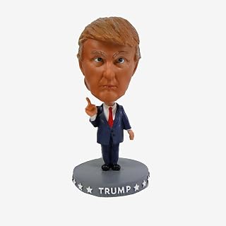 Bobblehead 45th President Trump with Classic Red Tie and Thumbs Up, 7 inch - for Trump Supporters, Desk, Office, Home