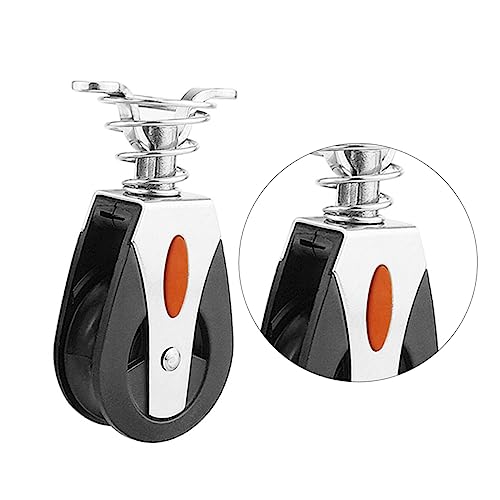 Happyyami 1Pc Grade Bearing Pulley for Sailboat Accessories Engagement Low Friction Durable and for Rigging and Maintenance