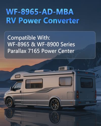 Image of WF-8965-AD-MBA 65 Amp RV Power Converter Charger Motherboard | Replacement for WF-8965 WF-8965-MBA WF-8965PEC,3-Stage Smart Charging For Lithium and Lead-Acid Batteries