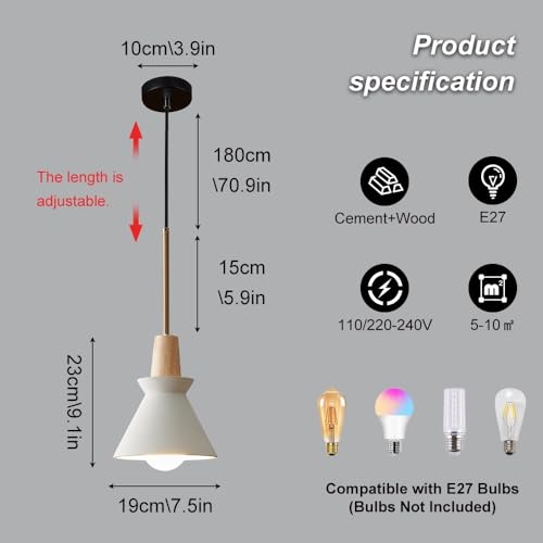 Lámpara de techo moderna y minimalista para transformar la iluminación del comedor 4
