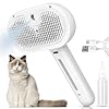 LACOKI Cat Steam Brush 3 in 1 Pet Hair Grooming Brush with Steam and Release Button for Indoor Cats Pets Dogs Hair Removal Shedding