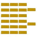 20PCS Car Safety Reflective Stickers, Waterproof Warning Reflective Tape, Night Visibility Reflective Strips for Trailers, Motorcycles, Bicycles, Cars, Helmets, 3.14 x 1.14 Inch (Yellow)
