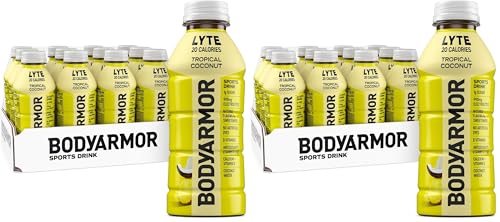 Image of BODYARMOR LYTE,Tropical Coconut,Electrolyte Drink,20 Calories,16 Fl Oz Bottles,Coconut Water Sports Drink,Natural Flavor & B Vitamins,(Pack of 24)