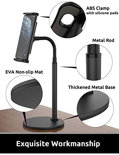 Tate Guard Tablet-Ständer Halterung mit flexiblem Schwanenhalsförmigem Arm,Multi-Winkel verstellbar 360-Grad-Drehung… – Bild 7