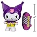 Jazwares Hello Kitty® and Friends - 4” Kuromi™ Premier Figure with a Skateboard - Series 2 - Officially Licensed Sanrio Product from Ages 6+