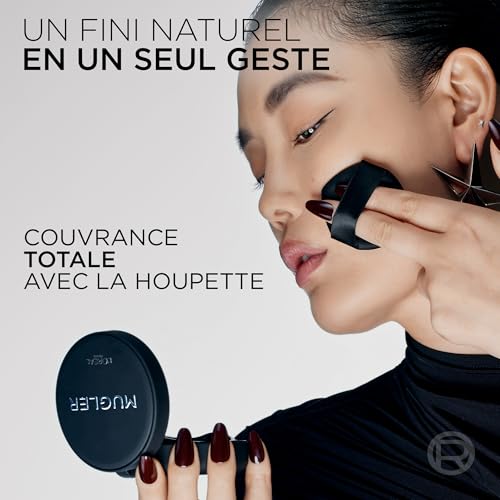 ’Oréal Paris x Mugler Fond de Teint Coussin Eclat Doux – Cushion Formule légère Effet seconde peau – Teinte : 8 Format : 23ml - vue 6