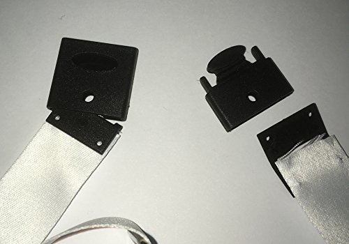 Armband-Sicherheits-Schließe, 15 mm x 10 Sets oder x 50, ideal für Armbänder, Partys oder Festivals, temporäre Halsbänder, hochwertig -, 15mm x 50 sets