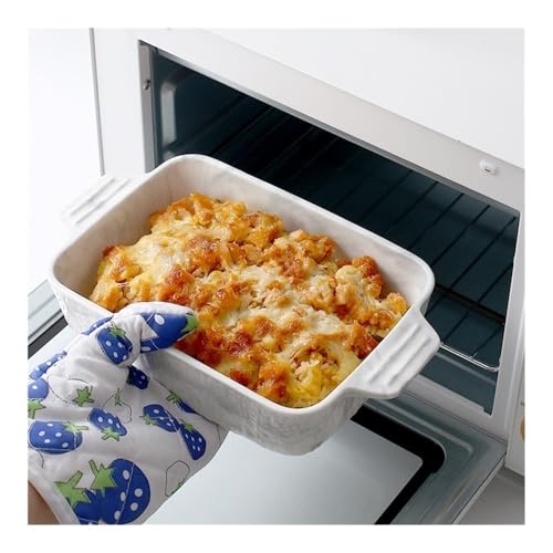 Plat à four double en céramique 2800 ml grand format profond pour riz - 6