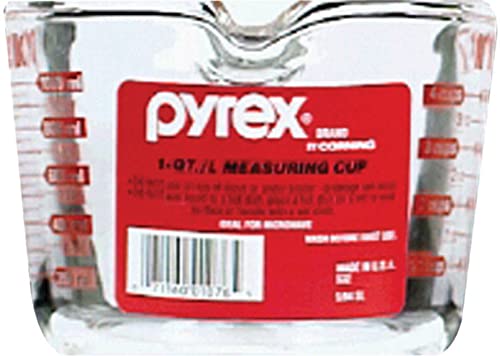 Vaso medidor de vidrio 32 oz set 6 unidades miniatura 6