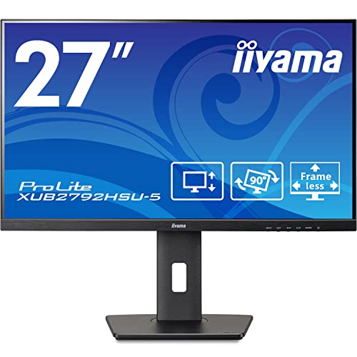 IIYAMA XUB2792HSU-B5  ÷ 27ġ FULL HD IPS ý      ȸ HDMI ÷ Ʈ D-SUB  ̺   