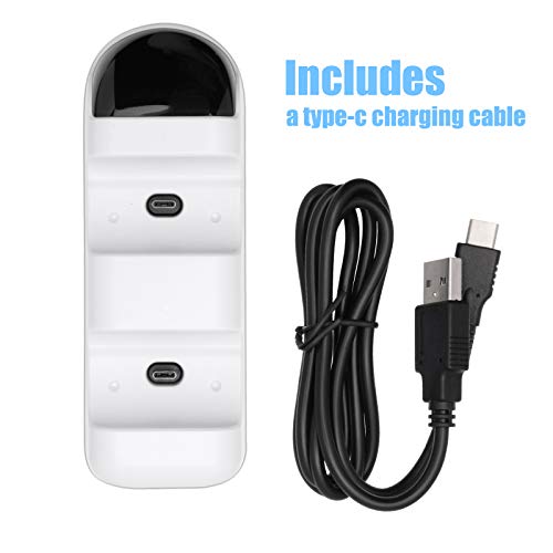 ECHZOVE Carregador de controlador PS5, Carregador Controlador PS5, Dock de carregamento para Playsta