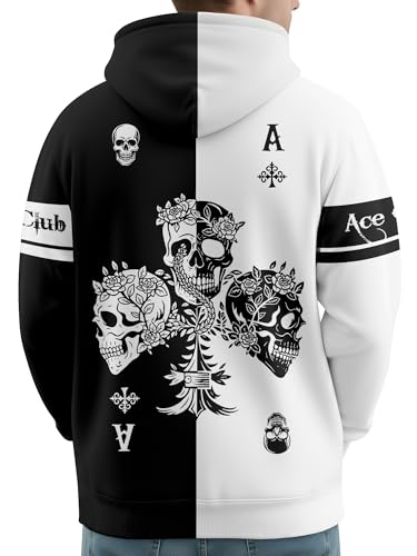 Image of PAGYMO Graphic Hoodies for Men Funny Novelty Pullover Hooded Sweatshirt