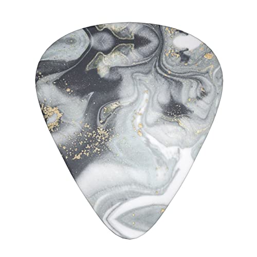 Ensemble de 12 médiators de guitare à rayures en marbre gris pour guitare acoustique, guitare électrique, contrebasse… - Les Beatles, Paul McCartney, John Lennon, RIngo Starr, George Harrison Ensemble de 12 médiators de guitare à rayures en marbre gris pour guitare acoustique, guitare électrique, contrebasse…