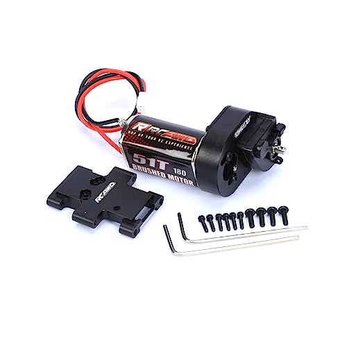 Moteur 180 brossé 51T RCAWD et transmission centrale pour mise à niveau crawler FMS FCX24 1/24