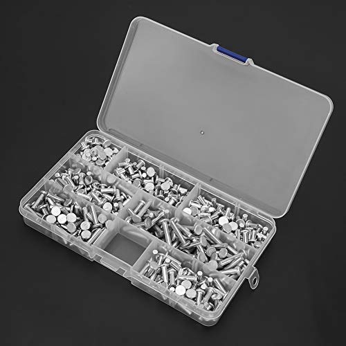Rivets solides en aluminium M4 plats pour un assemblage permanent au marteau - 5