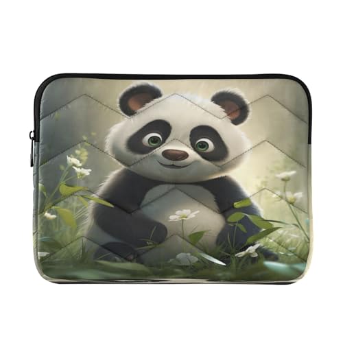 Funda para portátil 13-14 pulgadas impermeable con diseño panda