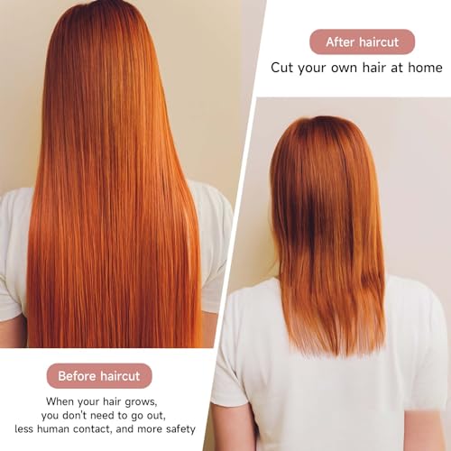 TagRecove Ferramentas profissionais de estilo de cabelo: Kit de camadas e aparamento DIY com clipes,