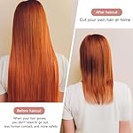 Professional Hair Styling Tools: DIY Layering and Trimming Kit with Clips, Guide for Bangs, Layers, Split Ends - Blue - Image 3