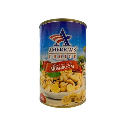 America's Choice Stems and Pieces Mushroom - Easy Open - Convenient Packaging - 400 grams