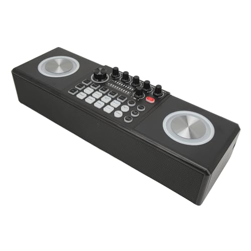 Tgoon Sistema de karaokê doméstico, redução de ruído inteligente, som surround 9D, máquina de cantar