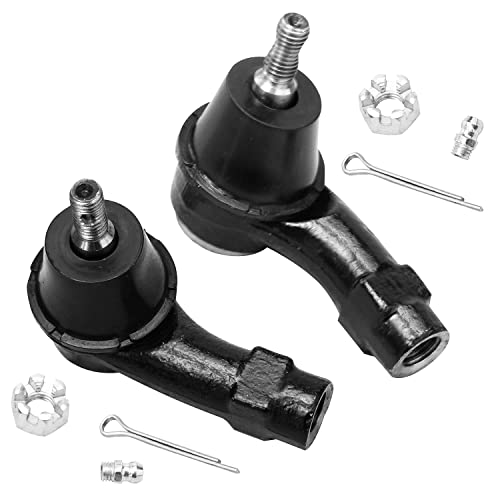 Image of Detroit Axle - 8pc Front End Suspension Kit for Ford Focus 00-04, 2 Lower Control Arms + Ball Joint 4 Outer Inner Tie Rods 2 Sway Bar Links 2000 2001 2002 2003 2004 Replacement