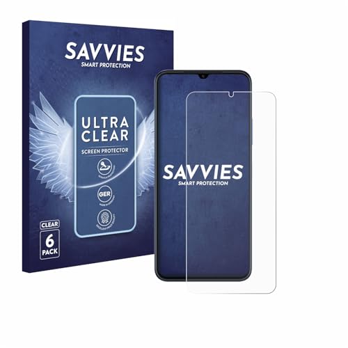 savvies 6 Pack Screen Protector Compatible with Huawei Nova Y61 Protection Film Clear