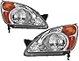APA Replacement Headlight Lamp 2002 2003 2004 CRV CR-V CR V Driver Passenger PAIR Set 33101S9AA01 33151S9AA01 HO2519104 HO2518104