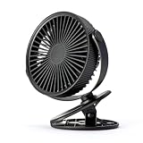 LACITA ポータブル扇風機 ENERFAN クリップ式 マグネット式 卓上扇風機 USB充電式 360度手動首振り