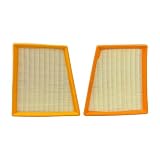 2Pcs/Set Car Air Filter 3W0129319 3W0129320 Compatible With Bentley C-ONTINENTAL FLYING SPUR 4.0