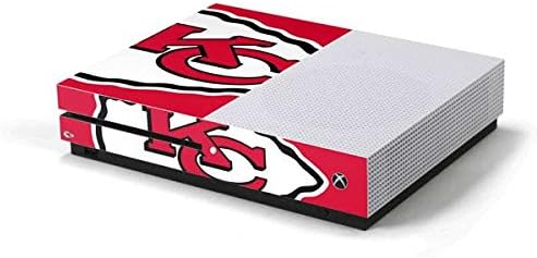 Skinit Decal Gaming Skin Compatible with Xbox One S Console - Officially Licensed NFL Kansas City Chiefs Large Logo Design