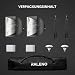 RALENO Softboxen, 2 x 50 W LED Softbox Fotostudio Set, 2 x 50 x 50 cm Fotolicht mit 5500 K Glühbirne und Stativ für Porträtfotografie, Game-Streaming, YouTube-Videofotografie