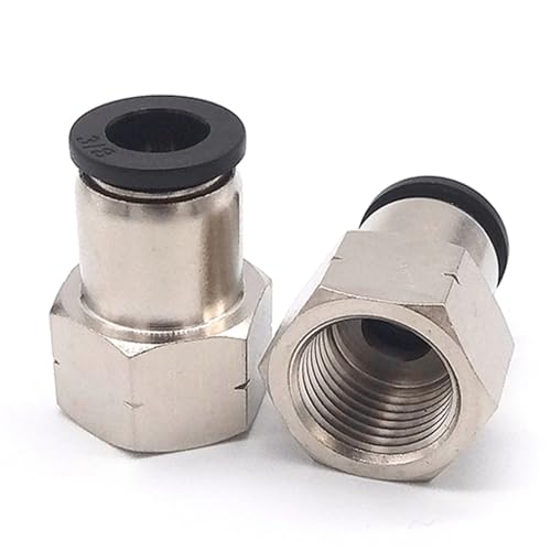Conector rápido neumático PCF manguera 5/32 unión recta interna rosca hembra NPT 1/4 2